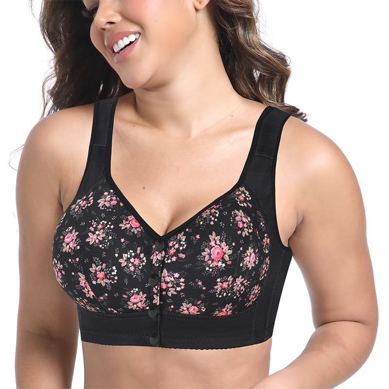 Wirefree Bra Comfort - Sutiãs de Cobertura Total com Fecho