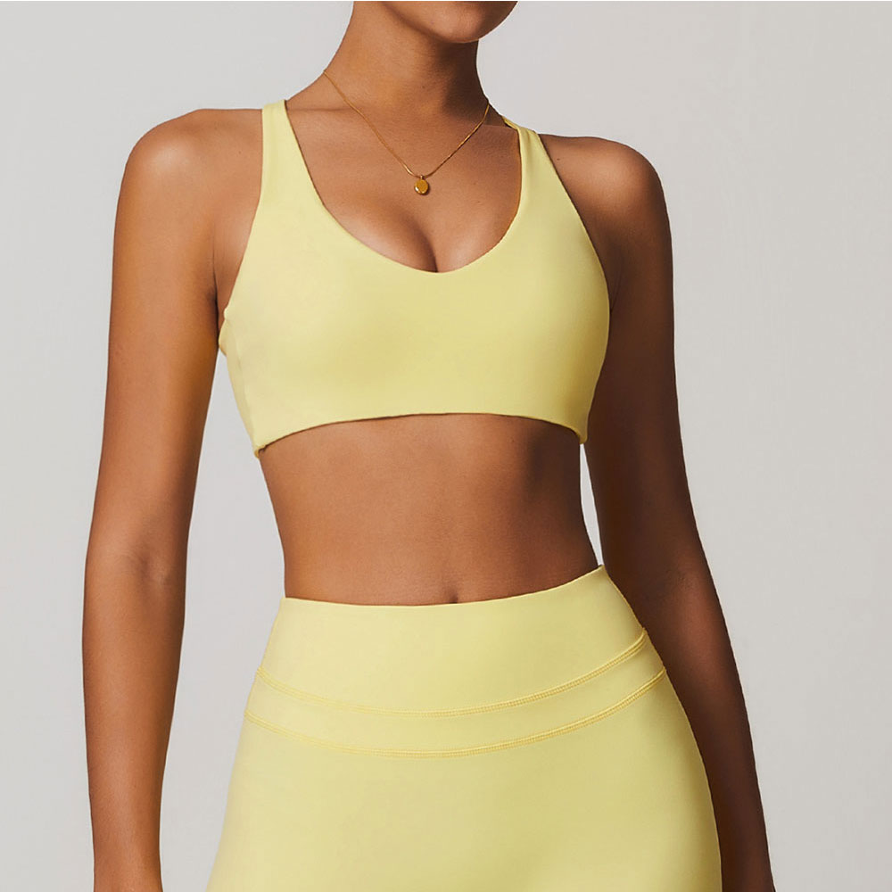 Sports Bra Racerback - JUREN-sutiã esportivo para mulheres, sutiã de