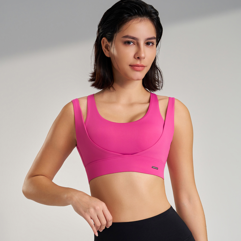 Tops esportivos femininos giná - Sports Bra Racerback avaliação e preço