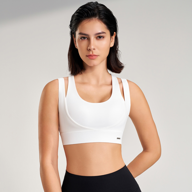 Tops esportivos femininos giná - Sports Bra Racerback avaliação e preço