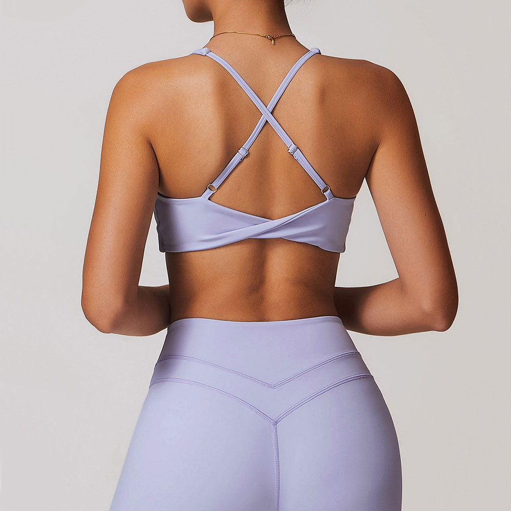 JUREN-sutiã esportivo para mul - Sports Bra Racerback avaliação e preço