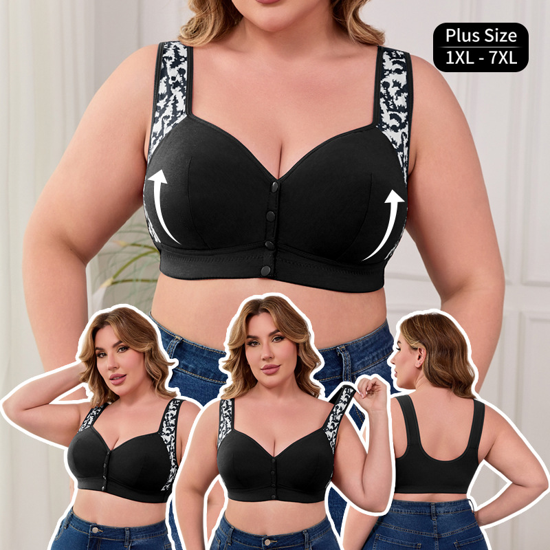 Sutiã Plus Size XL-7XL com Fec - Wirefree Bra Comfort avaliação e preço